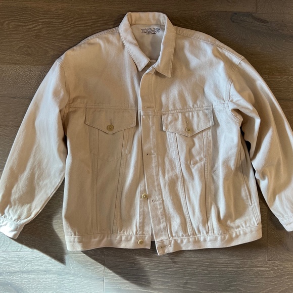 MUJI jean jacket women's size xxs-xs oversized - Picture 1 of 6